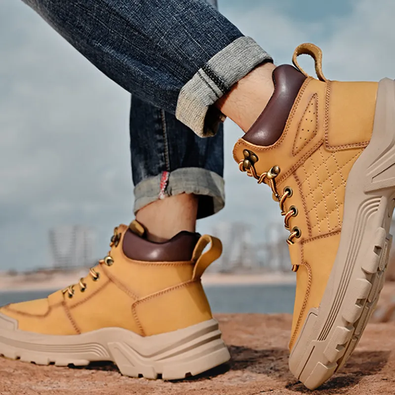 Season Ram Outdoor Boots Unisex Yellow/Gray-8