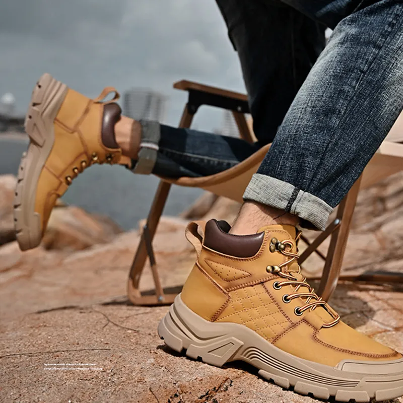 Season Ram Outdoor Boots Unisex Yellow/Gray-5