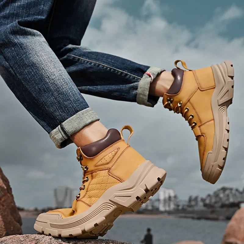 Season Ram Outdoor Boots Unisex Yellow/Gray-7