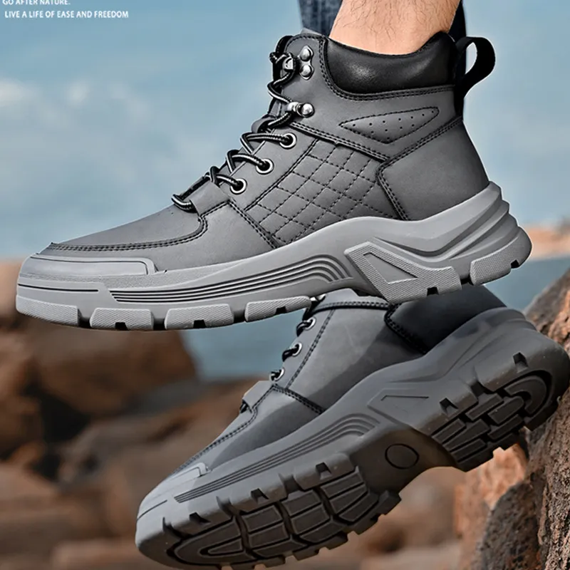 Season Ram Outdoor Boots Unisex Yellow/Gray-15