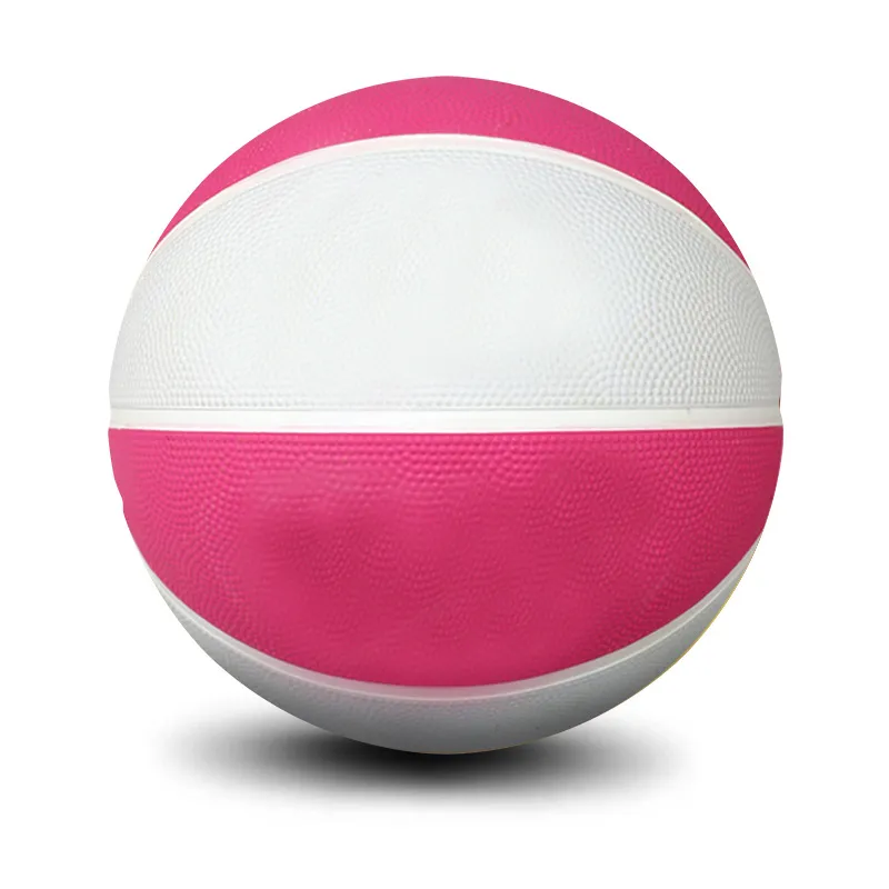 PEAK Rubber Basketball White Pink Size 5 Training Unisex-1