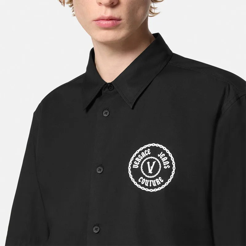 VERSACE Logo Emblem Shirt-4