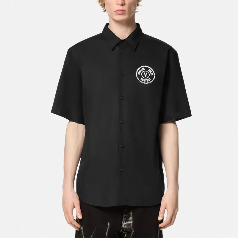 VERSACE Logo Emblem Shirt-2