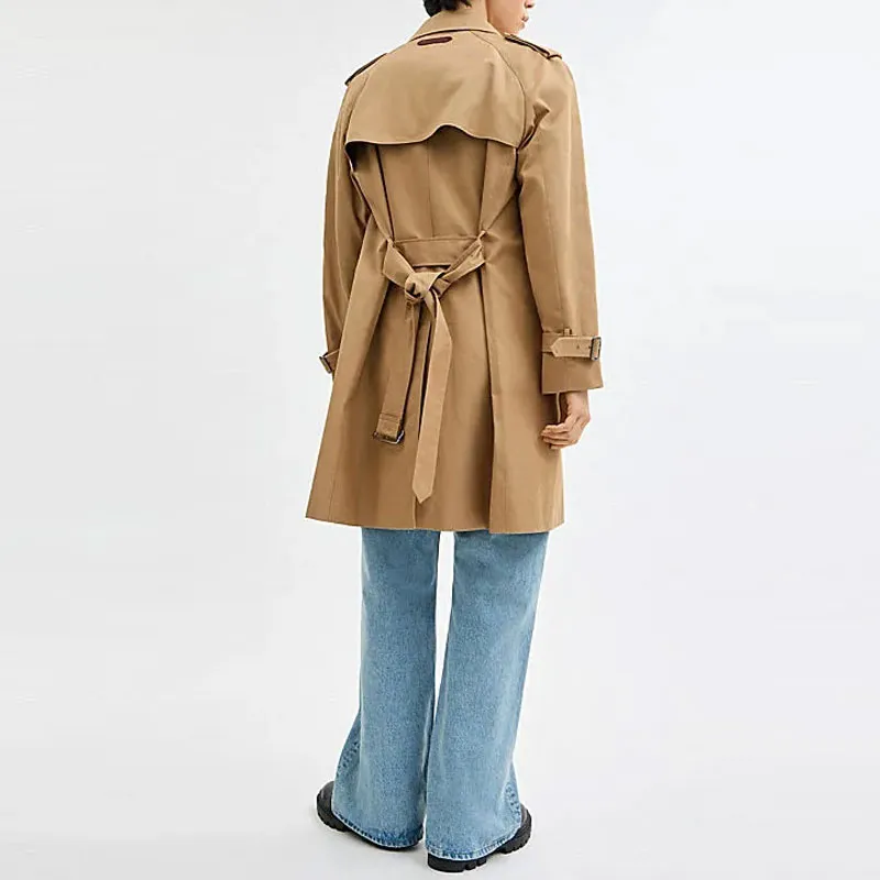 COACH FW24 Trench Coat Men's Khaki-2