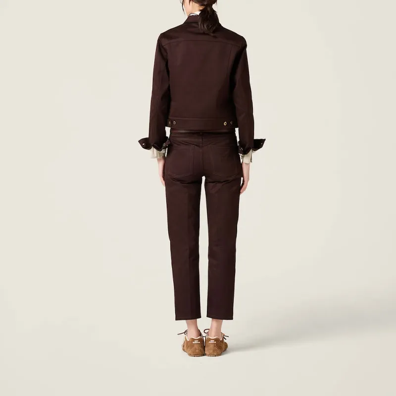 MIU MIU Casual Pants Women's Cocoa Brown-1