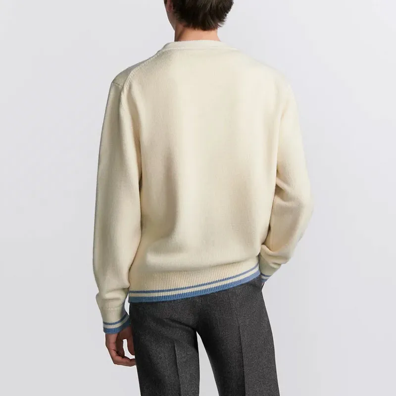 DIOR Logo Embroidered Button Up Cardigan-3