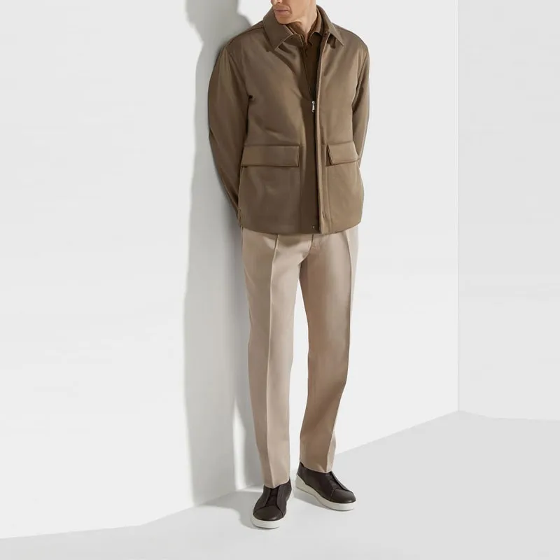 Ermenegildo Zegna Zip Up Shirt Jacket-1
