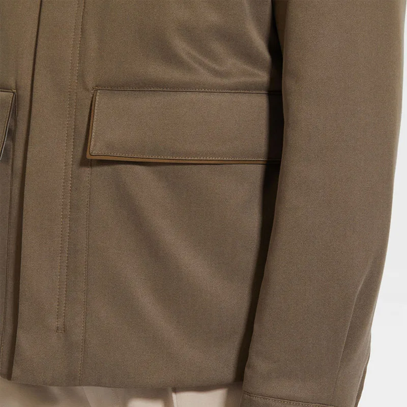 Ermenegildo Zegna Zip Up Shirt Jacket-4