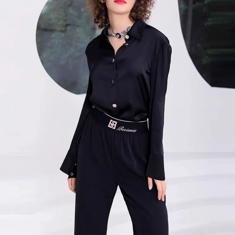 BESIONIA SS2023 Shirt Women's Black-1