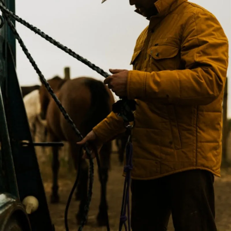 Filson Jackets Coats Men's Yellow Ochre Stone-5