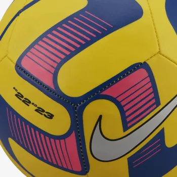 Nike Size 5 Ball Soccer Rubber Machine Stitched Soccer Ball Unisex Yellow, Old Royal, Metallic Silver
