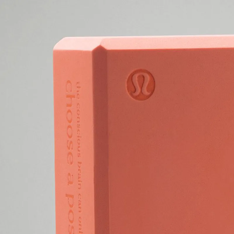 Lululemon Yoga Blocks EVA 25×15×7.5cm Pink Black-1