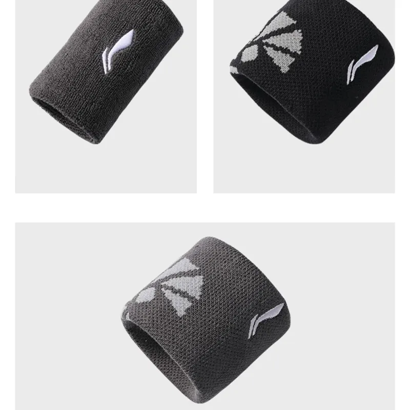 LiNing Mountaineering Hiking Cycling Volleyball Wristbands Protective Cotton Polyester-2