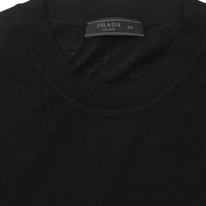 PRADA Long Sleeved Crewneck Knitted Jumper-6