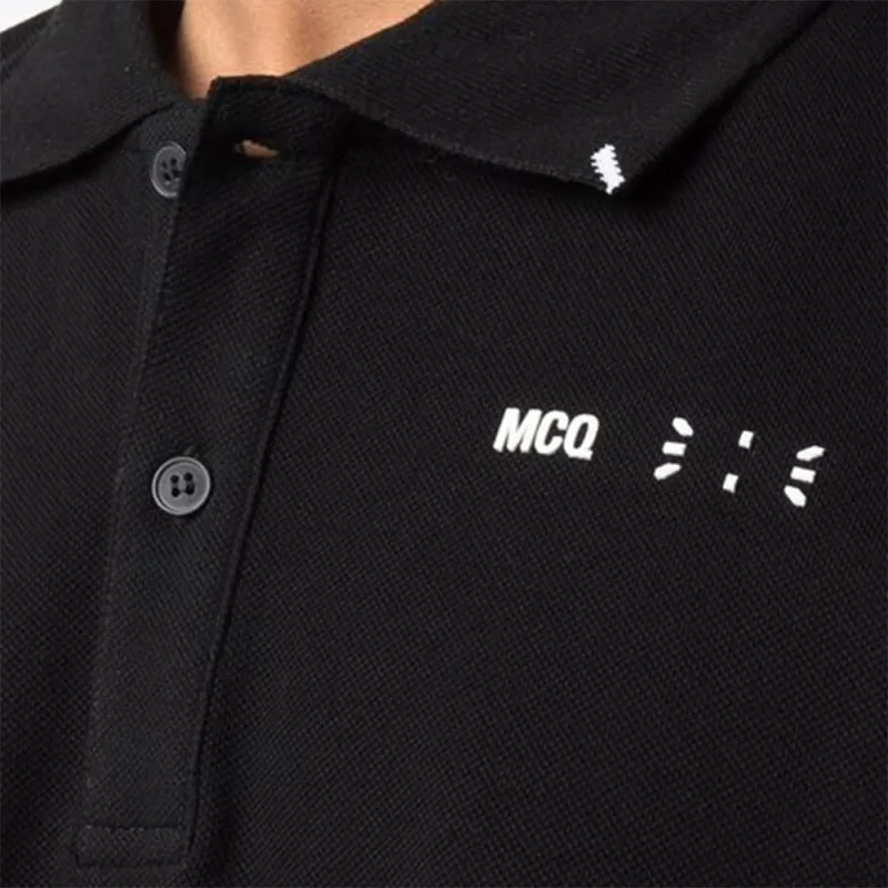McQ Alexander McQueen Polo Shirt Men's Black-4