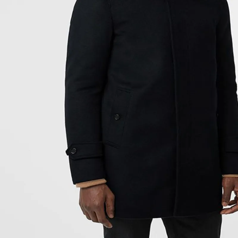 Burberry Coat Men's Marine Blue-4