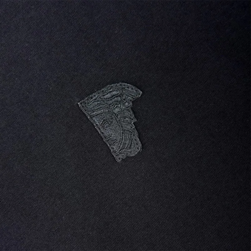 VERSACE Logo Patch Crewneck T Shirt-3