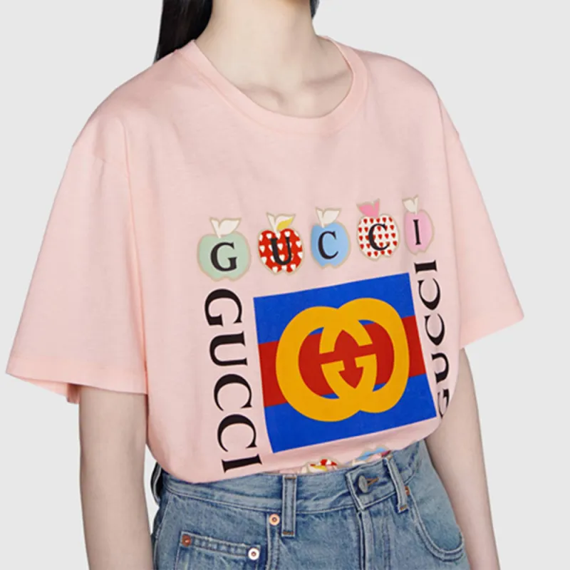 GUCCI T Shirts Women's Pink-3