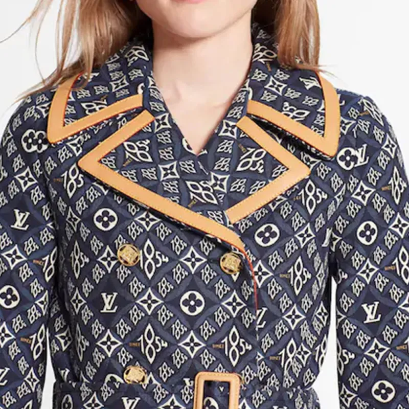 LOUIS VUITTON Trench Coat Women's Multicolor-3