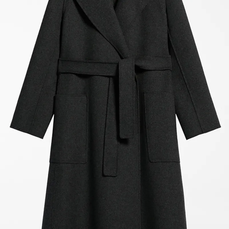 MaxMara Belted Long Sleeved Coat-4