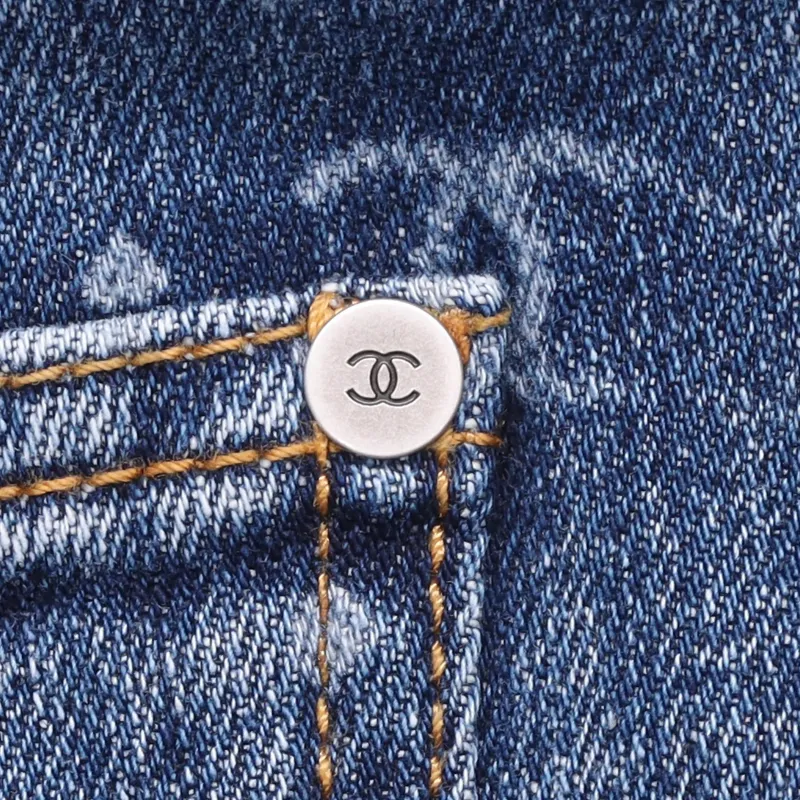 CHANEL Jeans Women's Denim Blue-5