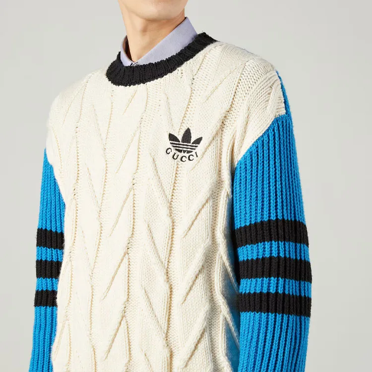 Adidas X GUCCI Sweaters Men White-4