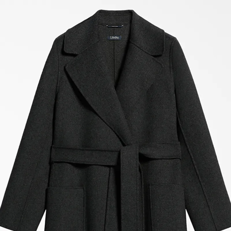 MaxMara Belted Long Sleeved Coat-5