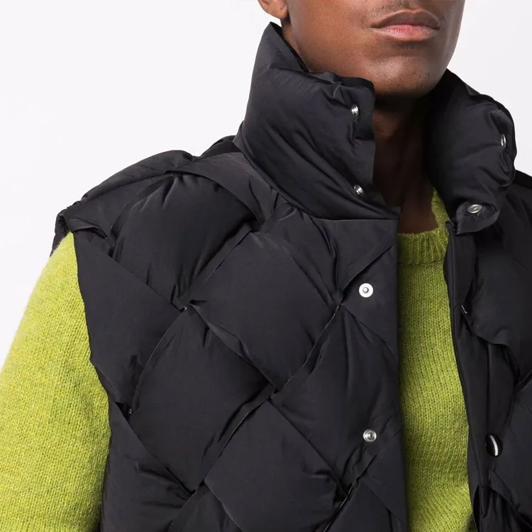 Bottega Veneta FW22 Vest Men's Black-4