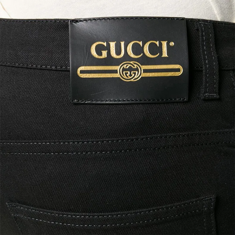 GUCCI Jeans Men Black-3
