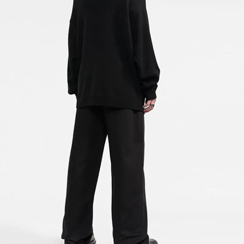 Balenciaga SS22 Knitted Fabric Cardigan Coat Men's Black-5