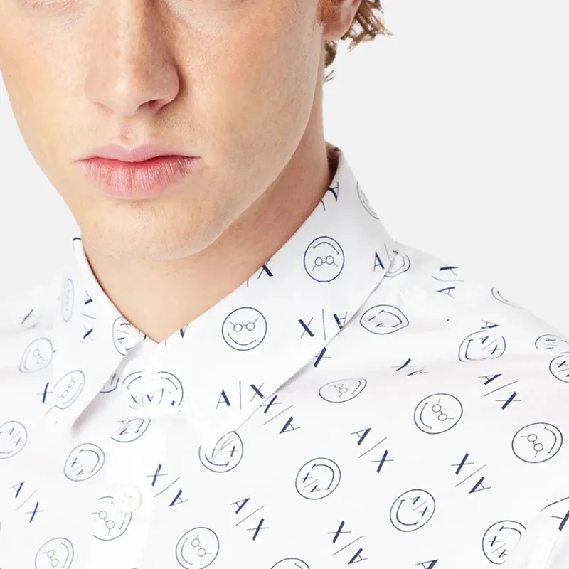 ARMANI EXCHANGEAE Shirt Men's White-4