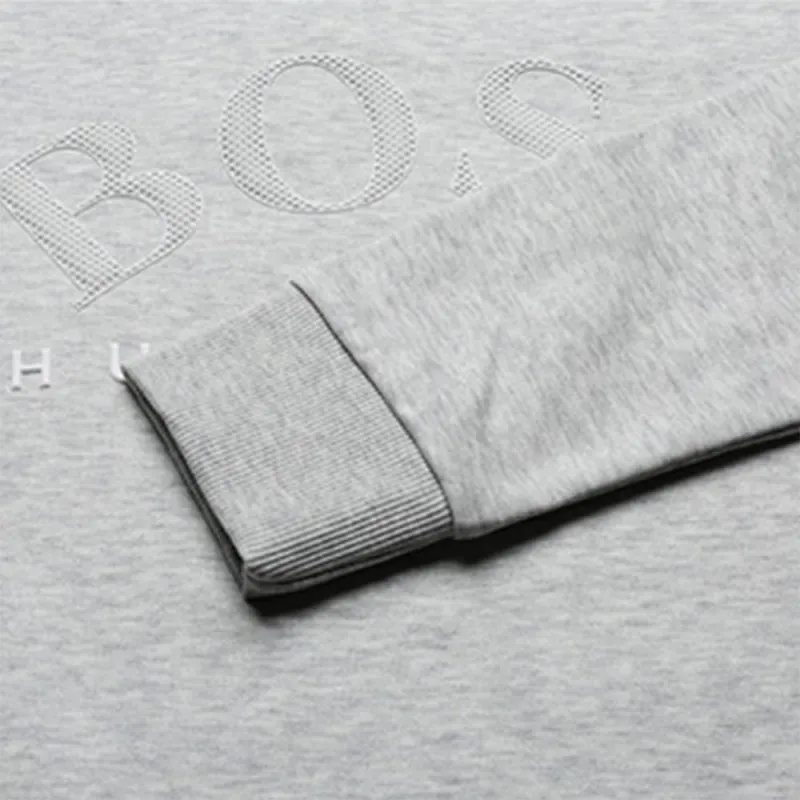 HUGO BOSS Sweatshirt Men's Light Gray-5
