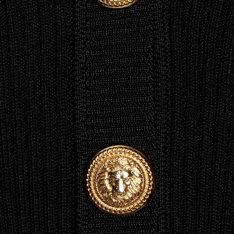 BALMAIN Ribbed knit Mini Dress-5