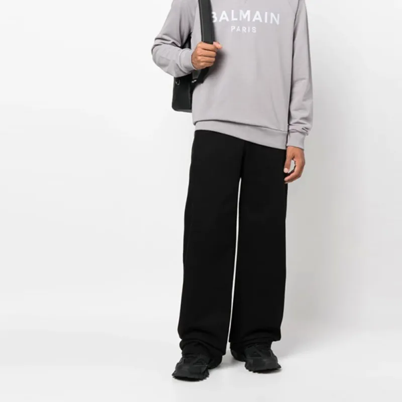 BALMAIN FW22 Sweatshirt Men's Gray-5