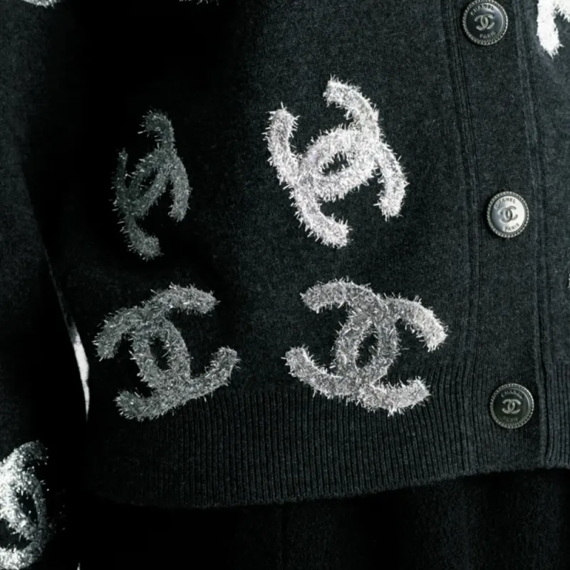 CHANEL SS22 Knitwear Women's Black-4