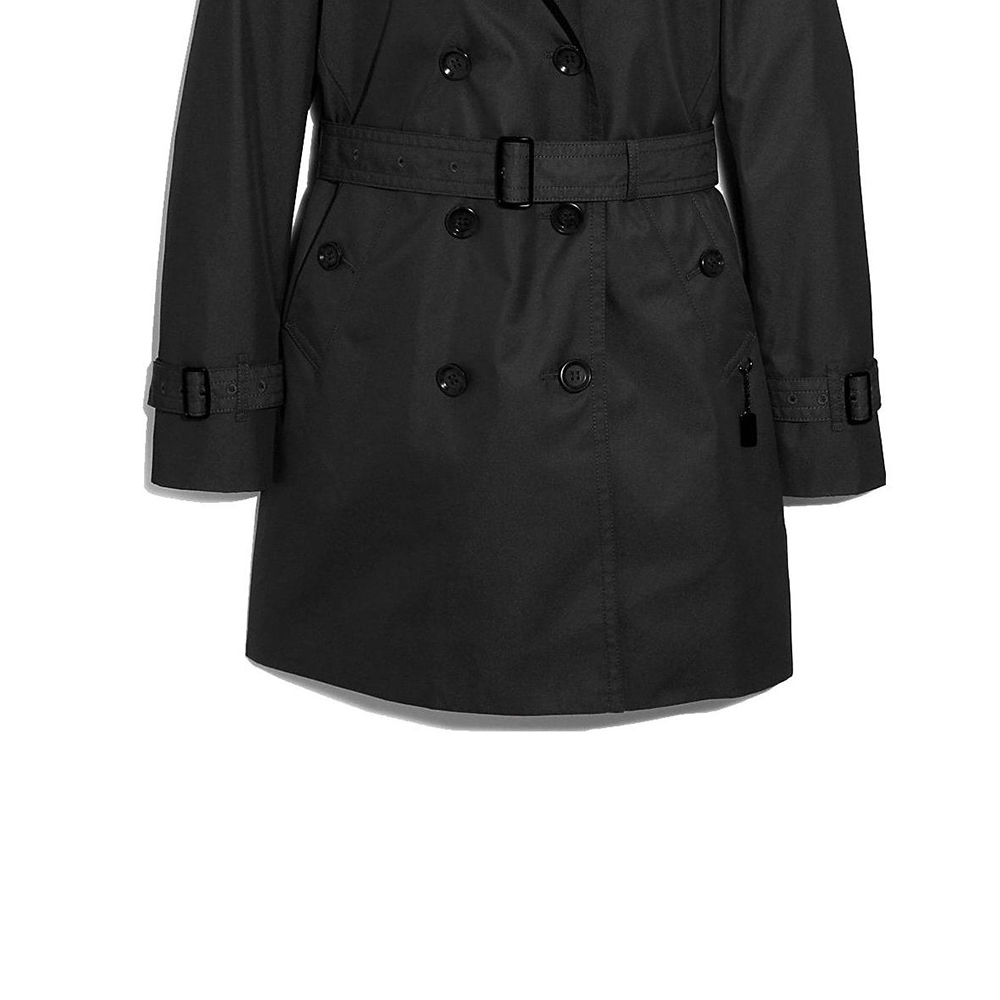 COACH Trench Coats Women's Black - POIZON
