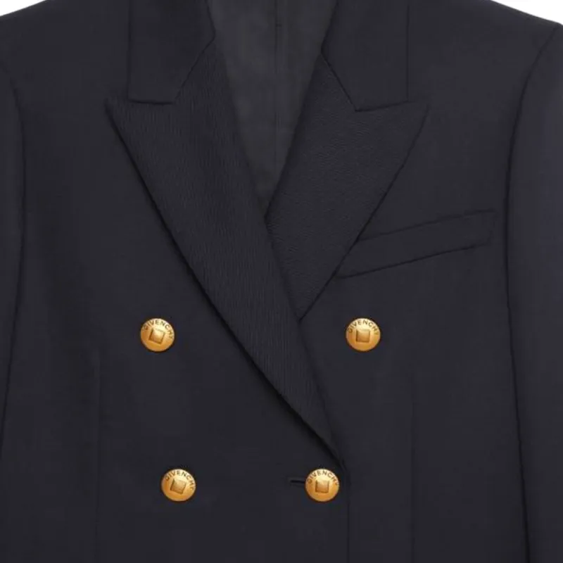 Givenchy Double Breasted Long Sleeved Blazer-7