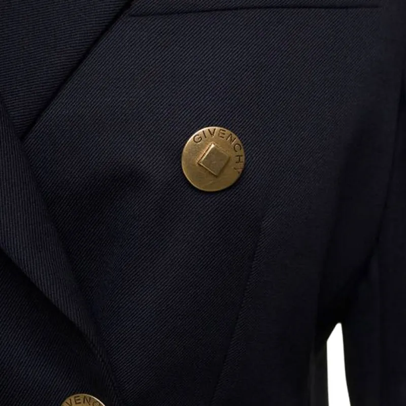 Givenchy Double Breasted Long Sleeved Blazer-6
