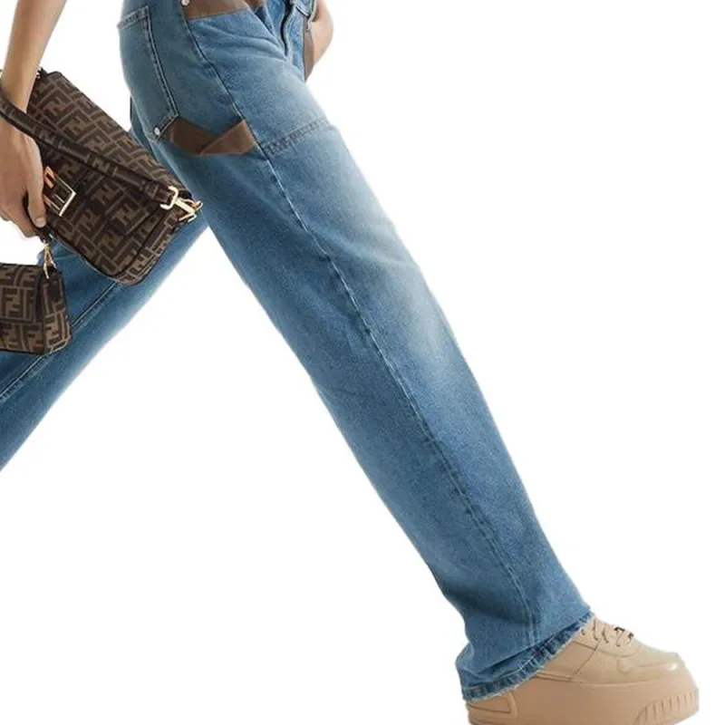 FENDI Jeans Women's Blue-5
