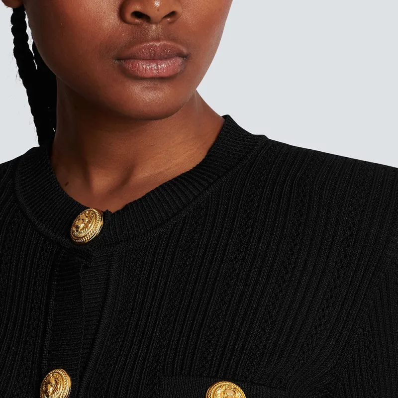 BALMAIN SS23 Knitwear Women's Black-4