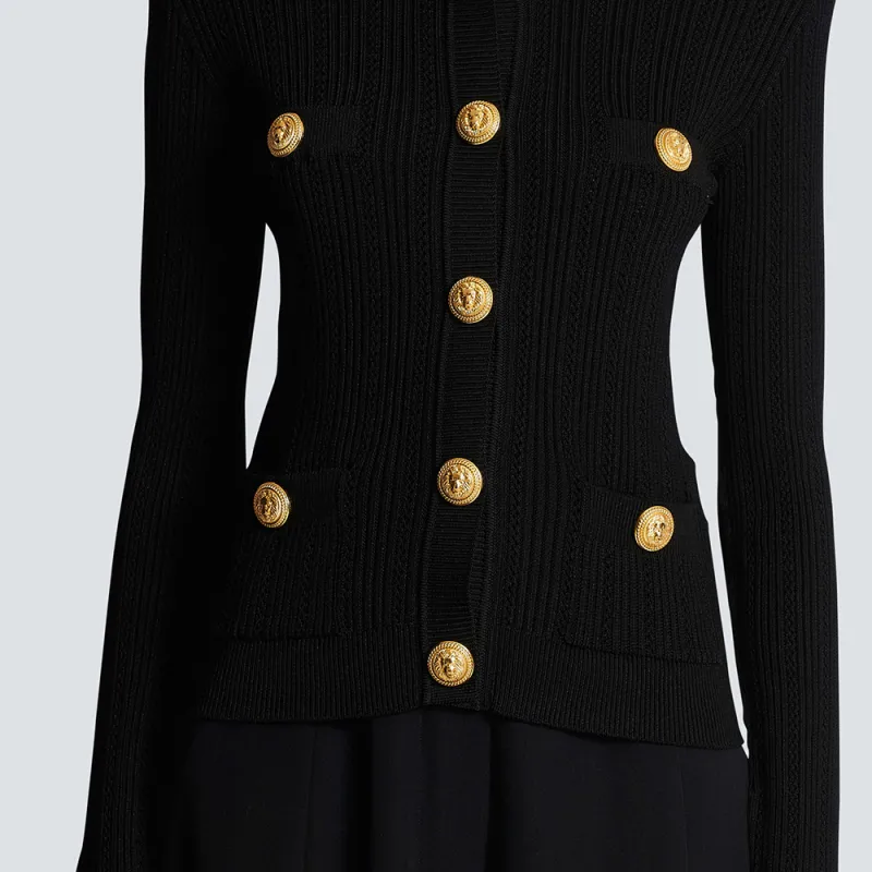BALMAIN SS23 Knitwear Women's Black-5