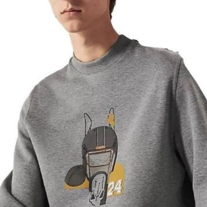 HERMES Sweaters Men Gray-4