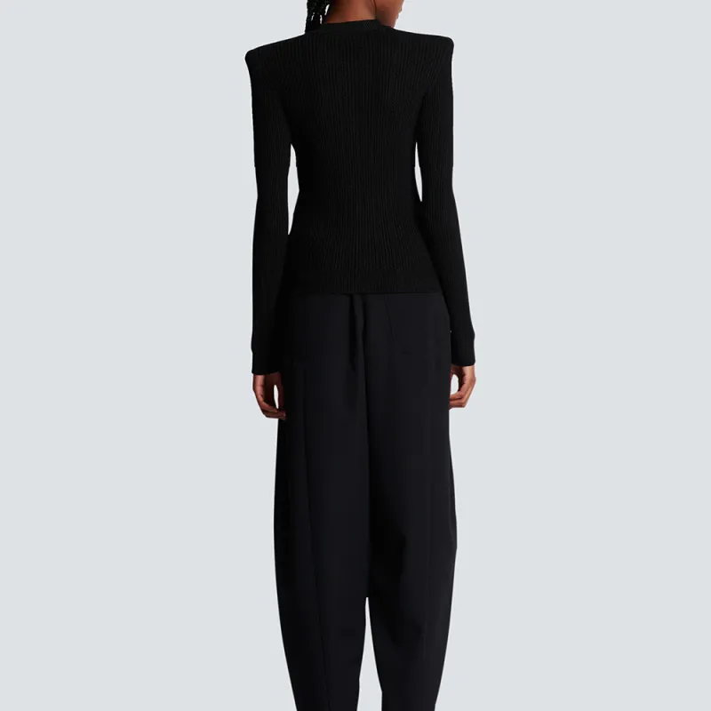 BALMAIN SS23 Knitwear Women's Black-2