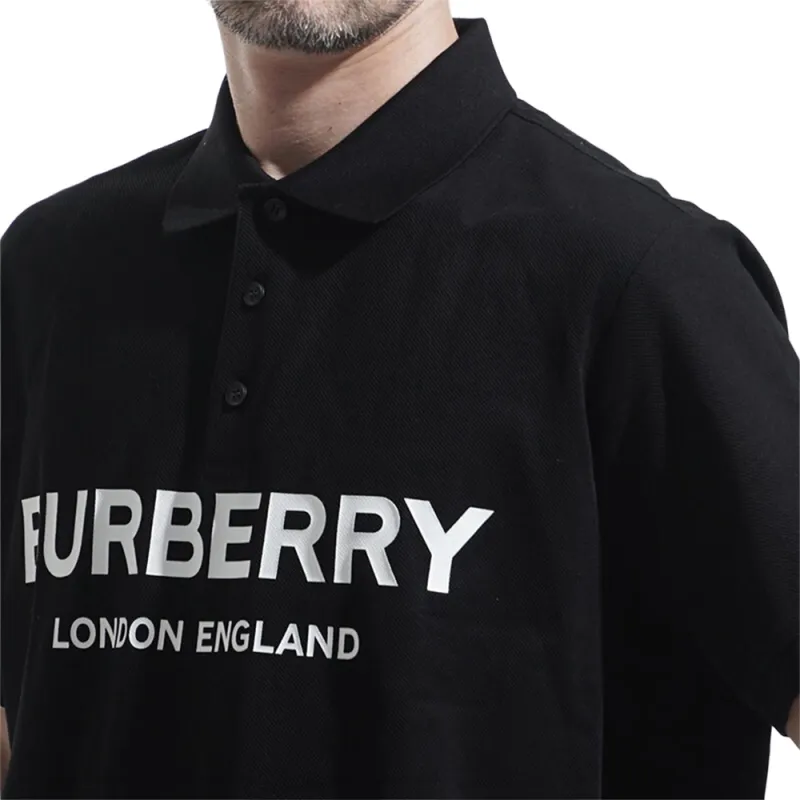 Burberry Polo Shirt Men's Black-5