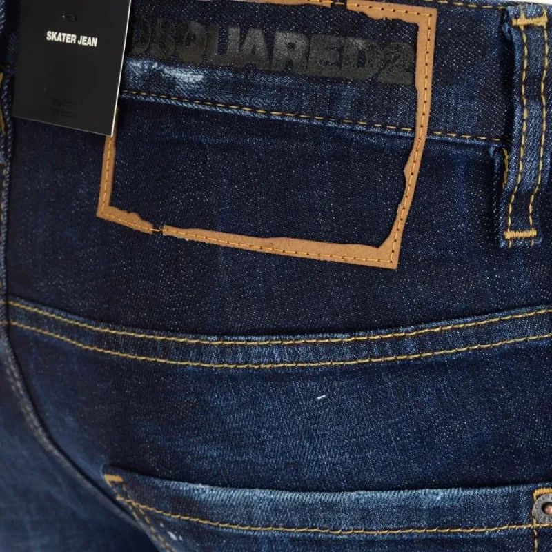 DSQUARED 2 SS21 Denim Trousers Men's Blue-6