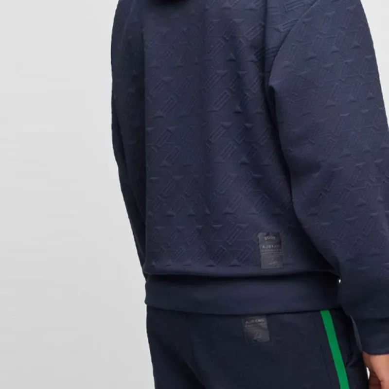 HUGO BOSS x AJBXNG Collaboration SS23 Sweatshirt Men's Dark Blue-5