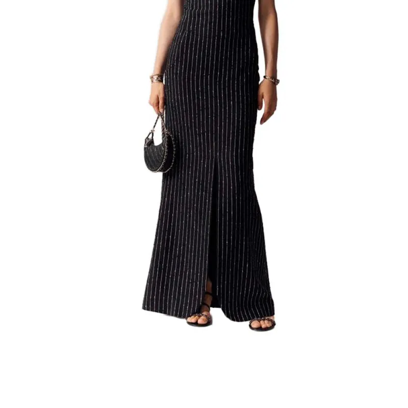 CHANEL Camisole Sleeveless Dress Women's Black-4