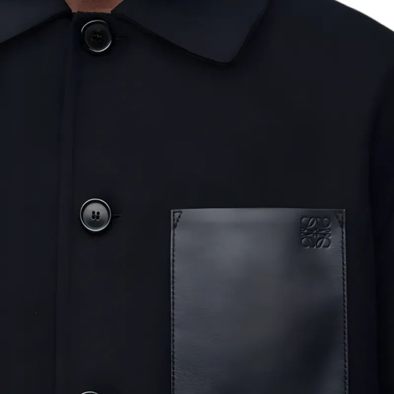 LOEWE Jackets & Coats Men's Black-7