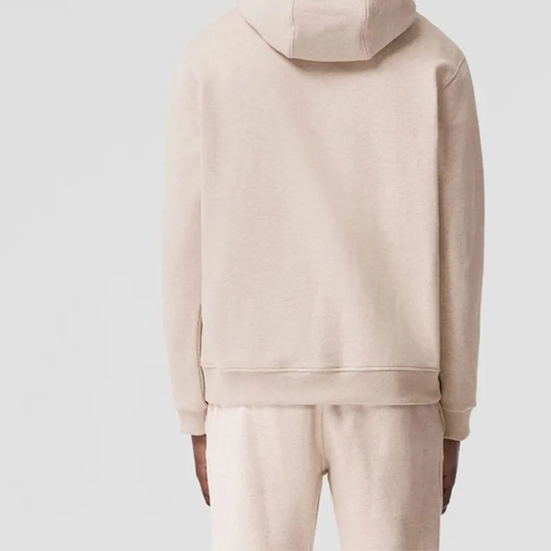 Burberry Monogram Motif Cotton Zip Up Cashmere Hoodie-5