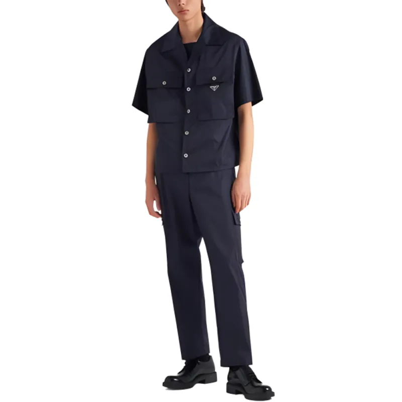 PRADA Shirts Men Blue-2